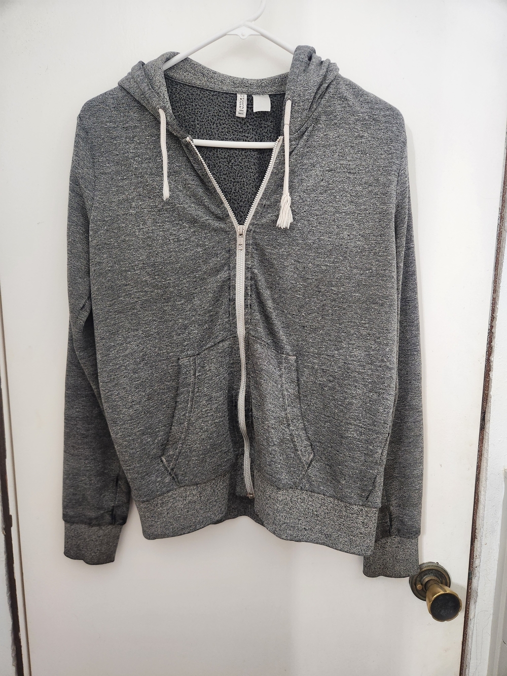 Classic Gray Women's Zip Hoodie